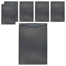 KOKUYO 國譽 薄型靜音板夾 A4 直式 22 x 32 x 1.4cm, 深藍色, 6個