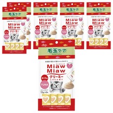 MIAWMIAW 妙喵肉泥, 8號 化毛, 60g, 6袋