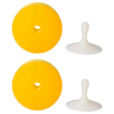 marna 便利附吸盤三層海綿菜瓜布, 2個, 1入