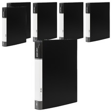 lc-9004a k pp 四孔圓型夾, 黑色, 6入