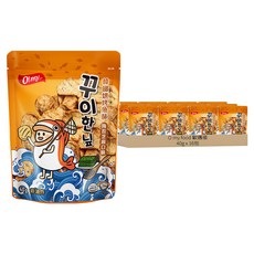 O my food 歐邁福 韓國烘烤魚酥 海苔芝麻口味, 40g, 16包