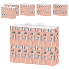 super do 極度朵朵 抽取式花紋萬用紙巾 150張, 14包, 6袋
