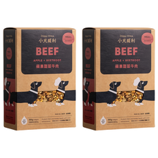 Doggy Willie 小犬威利 犬用凍乾主食, 蘋果甜菜牛肉, 200g, 2盒