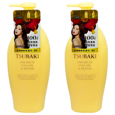 TSUBAKI 思波綺 瞬亮修護潤髮乳 450ml 髮根蓬鬆適用 修護毛躁 所有髮質適用, 2瓶