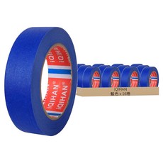 iQIHAN Color紙膠帶 20mm x 20m, 藍色, 16捲