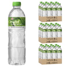 TAISUN 泰山 twist water 環保包裝水 600ml, 72瓶
