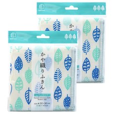 KOKUBO 小久保 四季物語清潔抹布 摩登葉片, 2條