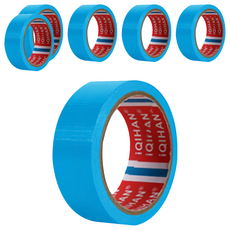 iQIHAN 高黏度強力布膠帶, 藍色, 6個