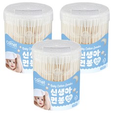 comet 新生兒棉花棒, 300支, 3盒