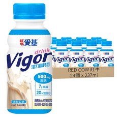 RED COW 紅牛 愛基 活力高鈣配方 清甜口味, 237ml, 24瓶