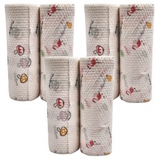 拋棄式懶人紙抹布 印花圖紋 (圖案隨機), 2捲, 3組