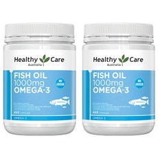 Healthy Care 澳洲深海魚油 Omega-3 膠囊 400顆, 587.2g, 2罐