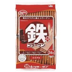 Healthy Club 鐵威化餅乾 可可風味 36包, 255.6g, 1袋