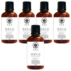 Bio-matrix 百翠氏 冷壓甜杏仁油 Sweet Almond Oil 深層保濕、滋養肌膚 適用於各種膚質, 5瓶, 100ml