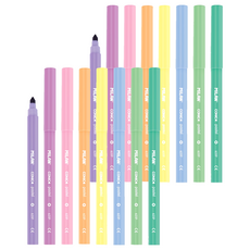 MILAN 兒童可水洗彩色筆 5mm, 8色, 2盒