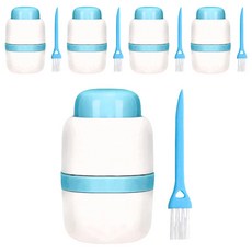 蕉蕉購物 簡約風多功能切藥器,5個,迷你便攜,精準分藥,附清潔刷