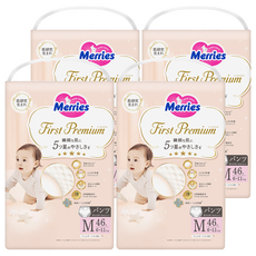 Merries 妙而舒 台灣公司貨 頂柔舒護 妙兒褲 6~11kg, M, 184片