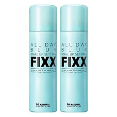 so natural 台灣公司貨 FIXX 沁涼保濕定妝噴霧 霧面柔焦, 2個, 75ml