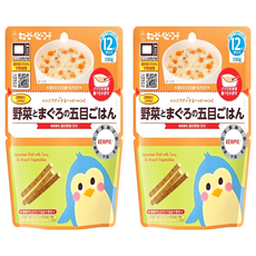kewpie 寶寶副食品 12個月 野菜炊飯 130g*2包 日本進口, 鮪魚什錦
