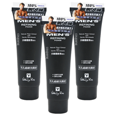 Valentino Rudy 范倫鐵諾.路迪 男士毛孔細緻洗顏炭，溫和去角質, 120g, 3條