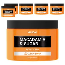 KUNDAL 昆黛爾 澳洲堅果細砂糖磨砂膏, 婚禮花束香, 550g, 6罐