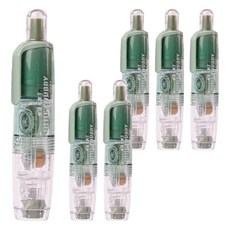 喵汪森林 360度旋轉按壓修正帶, 綠色, 6個