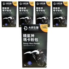 大研生醫 精氣神瑪卡粉包, 5包, 7.4g, 5盒