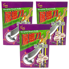 Spring 斯普林 屠蟑刀除蟑錠，12顆入，防治蟑螂, 3.5g, 3盒