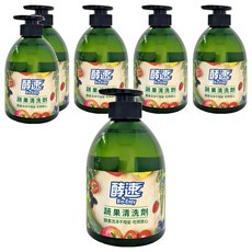 do it 多益得 酵速蔬果清洗劑, 500ml, 酵素洗淨不殘留, 吃得放心, 6瓶