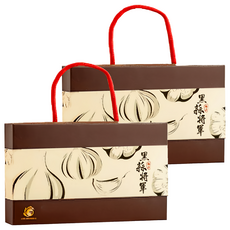 黑蒜將軍 時尚禮盒, 120天低溫發酵熟成, 零添加物/零防腐劑/零農藥殘留, 含豐富氨基酸, 養顏美容, 2盒