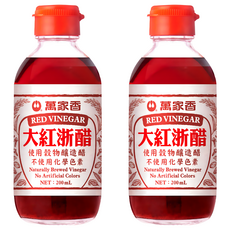 萬家香 大紅浙醋, 2個, 200ml