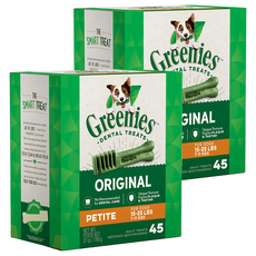 Greenies 健綠 潔牙骨 小型犬專用, 原味, 27oz, 2盒
