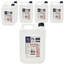 慶揚實業75%酒精清潔液 居家環境清潔消毒抗菌必備, 4L, 6桶