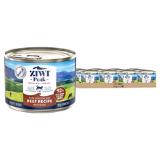 ZIWI Peak 滋益巔峰 貓咪主食罐, 牛肉, 185g, 12罐