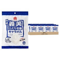 義美 日式牛奶糖 特濃, 105g, 12袋