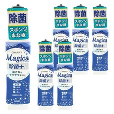 LION 獅王 CHARMY Magica 洗碗精, 奈米級清潔技術, 輕鬆去除頑固油污, 清新柑橘香氣, 220ml, 6瓶