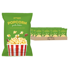 gomgom 蒜香奶油爆米花 美味零食, 50g, 12包