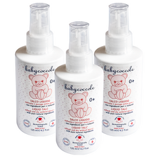 Babycoccole 寶貝可可麗 寶寶液態爽身粉, 125ml, 3瓶