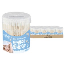 comet 新生兒棉花棒, 300支, 18盒