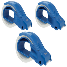 ABEL 力大牌 斜利切防回黏封箱切台, 藍色, 3個