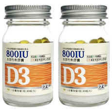 OKURA 大藏 維生素D3軟膠囊 260mg, 2罐, 60顆