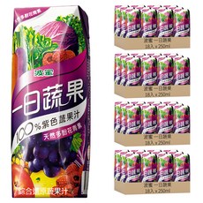 波蜜 一日蔬果100%紫色蔬果汁, 250ml, 72入