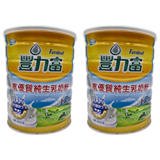 豐力富 高優質純生乳奶粉, 100%紐西蘭純生乳，無添加，香濃美味，草飼牛牛乳，自營牧場，天然放牧, 800g, 2罐