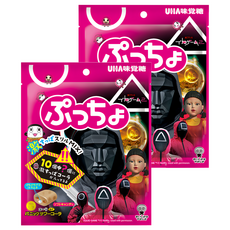 UHA 味覺糖 魷魚遊戲軟糖 款式隨機, 50g, 2包