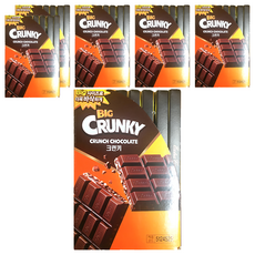 LOTTE 樂天 CRUNKY Big 脆心可可巧克力 8包, 656g, 6盒