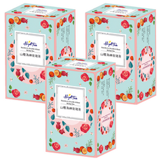 High Tea 伂橙 漢方系列 山楂洛神玫瑰茶, 8包, 5g, 3盒, 無咖啡因, 天然草本