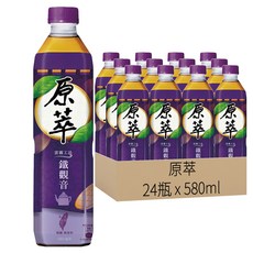 原萃 鐵觀音, 無糖 無香料 雲霧工法, 580ml, 24瓶