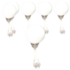 明沛 光感驅蚊防護燈泡 插頭彎管款 12W LED 光控驅蚊 安全無毒, 145g, 6個