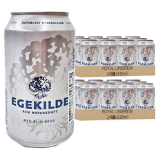 Egekilde 伊克萊 原味氣泡礦泉水, 330ml, 48罐