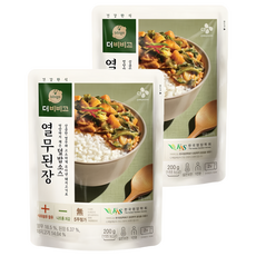 CJ bibigo 嫩蘿蔔葉大醬豬肉拌飯醬, 200g, 2包